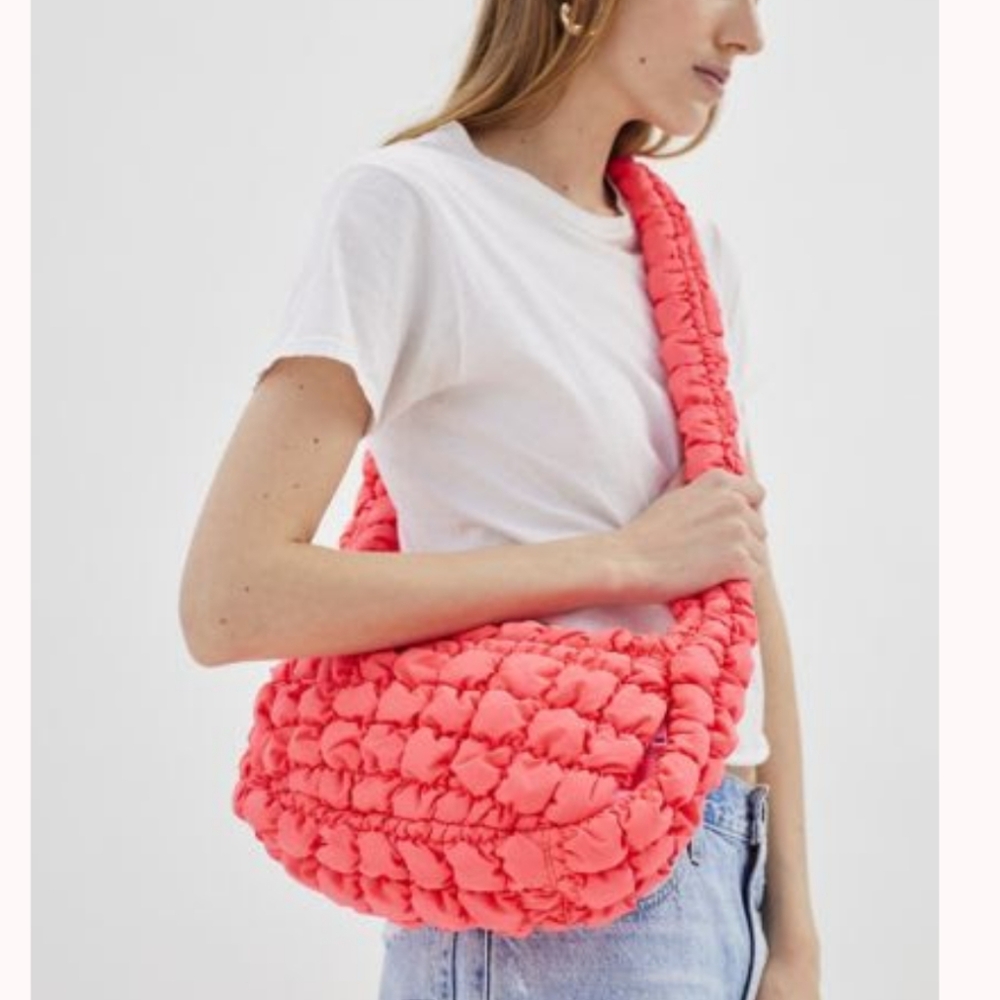 Urban Outfitters Pink Quilted Crossbody Bag